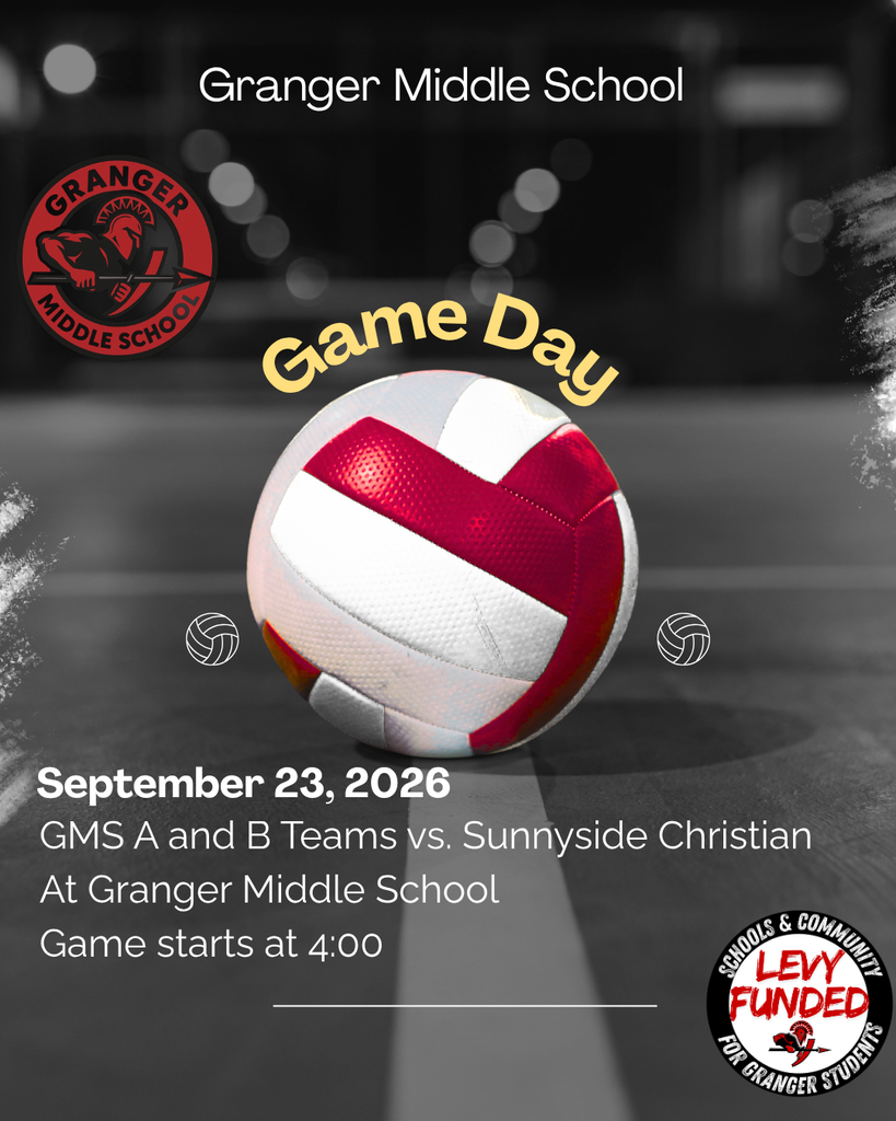GMS Volleyball A and B teams vs. Sunnyside Christian at GMS. Game starts at 4:00