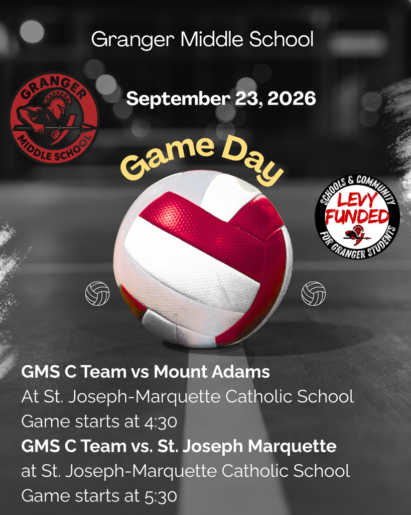 GMS Volleyball C teams plays Mount Adams and St. Joseph Marquette at St. Joseph Marquette. Game starts at 4:30