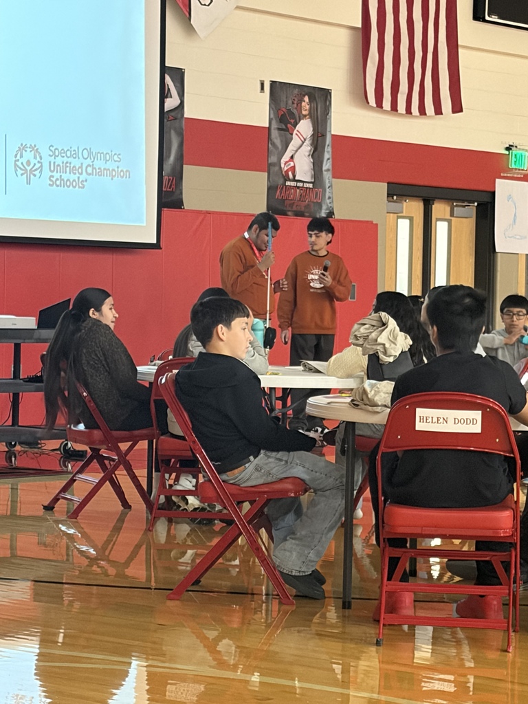 Students at special olympics 