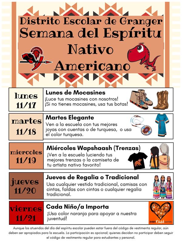 Spirit Week Spanish