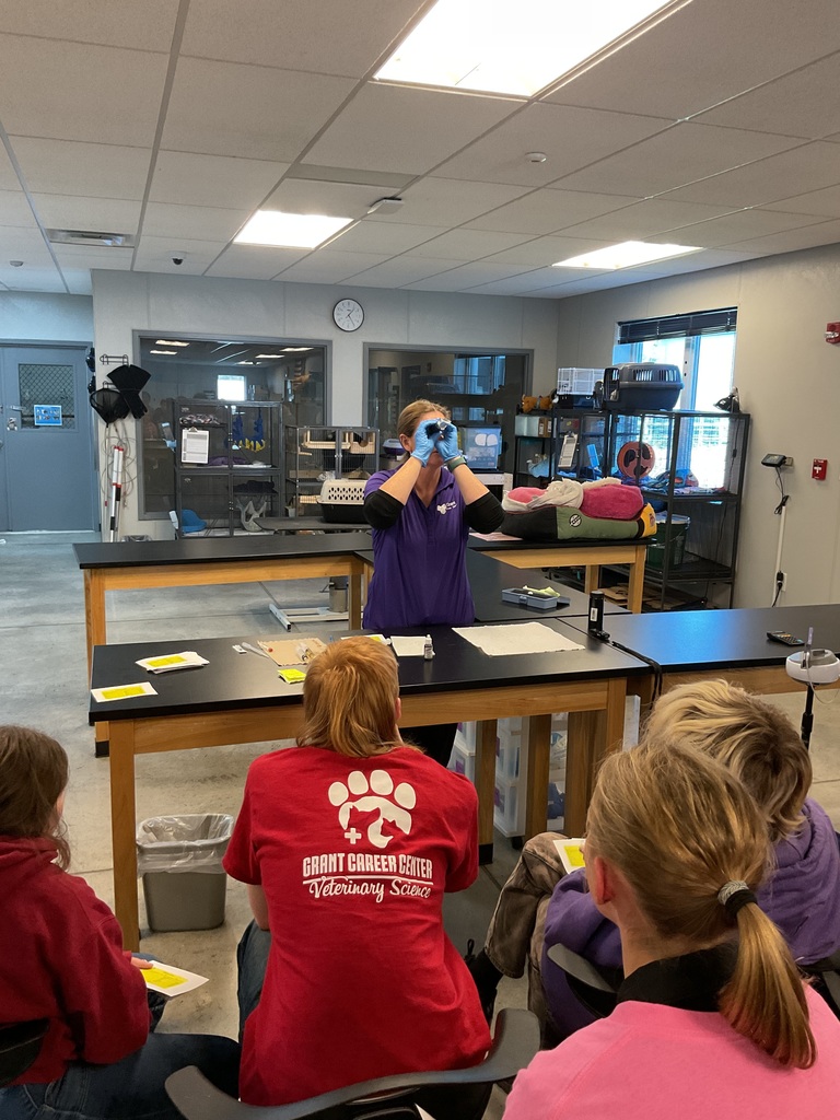 student learning in lab