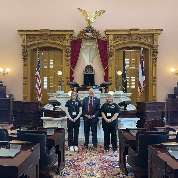 students on the house floor 