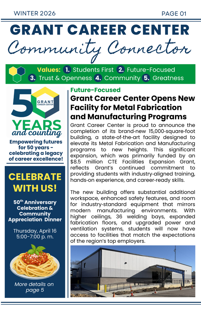 Copy of Grant Career Center Newsletter - Winter 2026