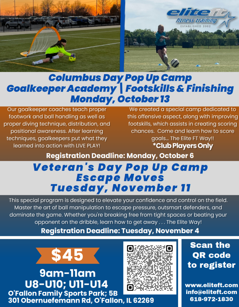 Columbus Day Soccer Camps