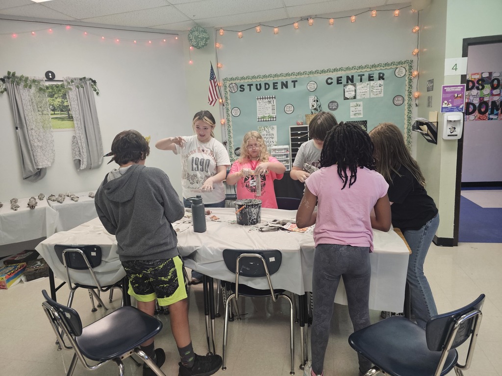 Students are hard at work.