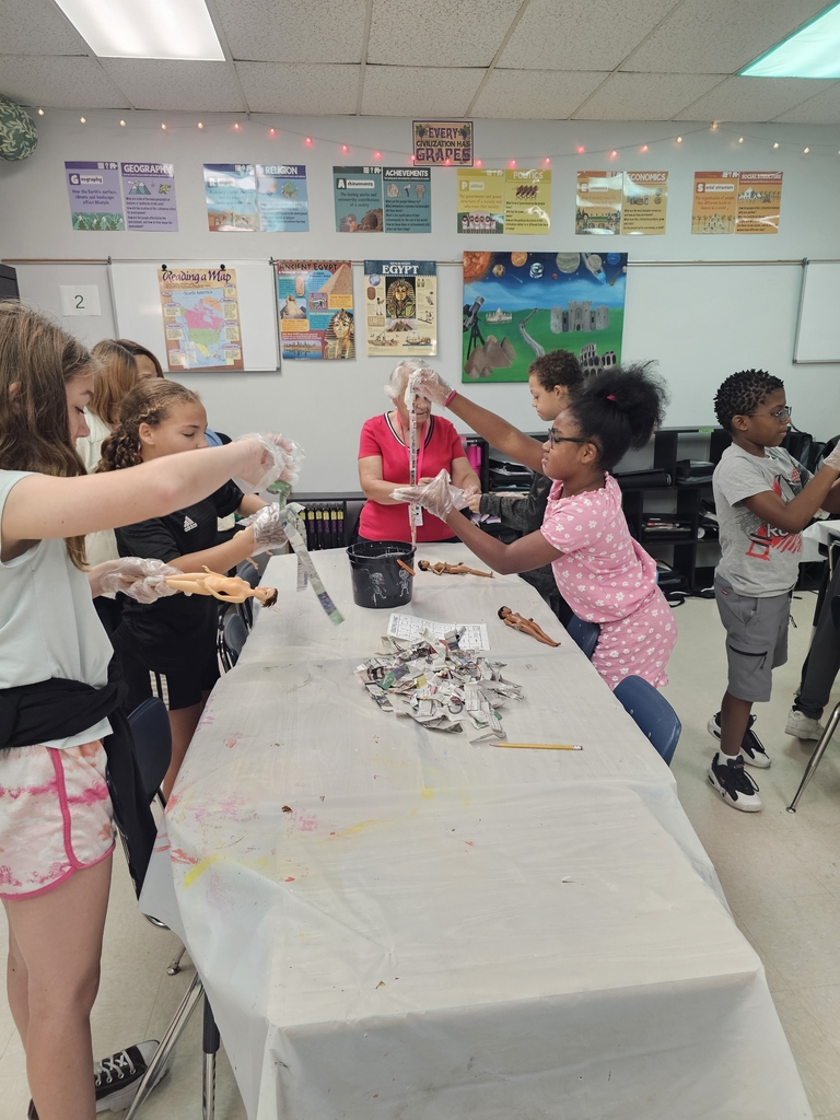 Students are hard at work.