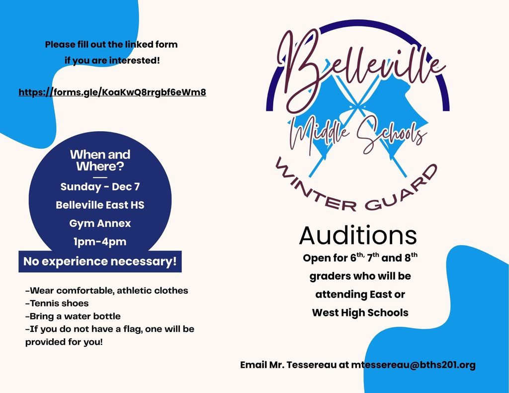 Belleville Middle Schools Winter Guard