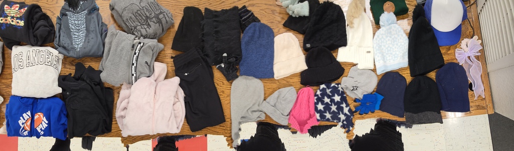 Image of found jackets and shirts at Illini