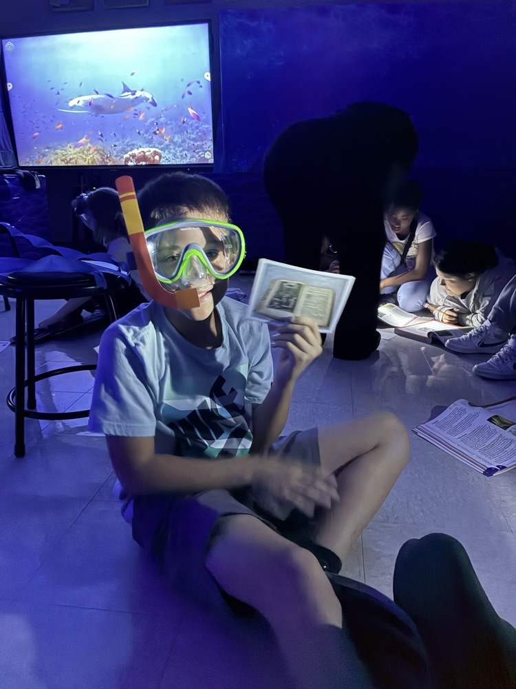scuba diving for learning! 