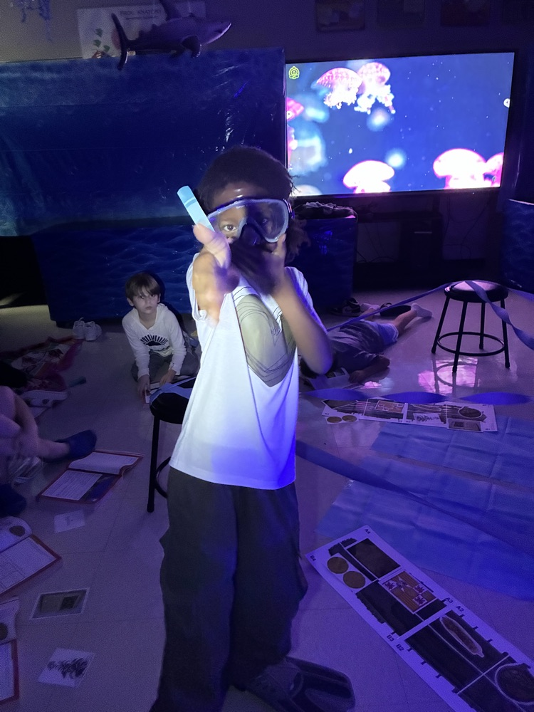 scuba diving for learning! 