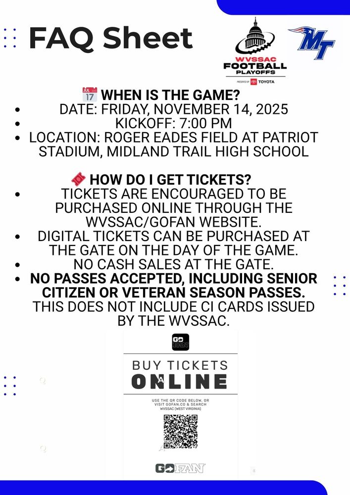 ticket info