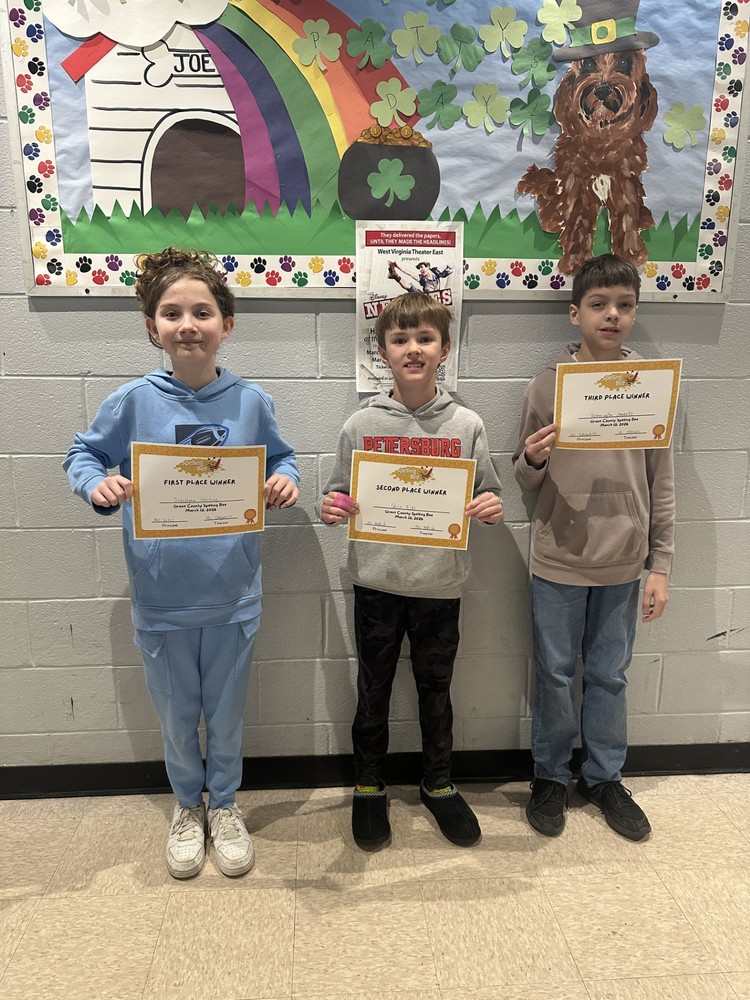 4th Grade County Spelling Bee Winners