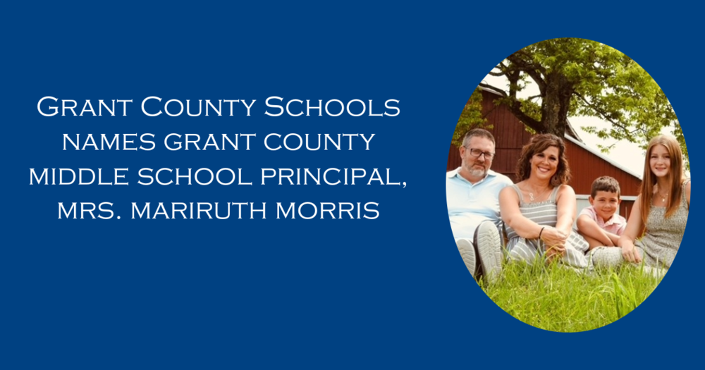 Blue with family photo