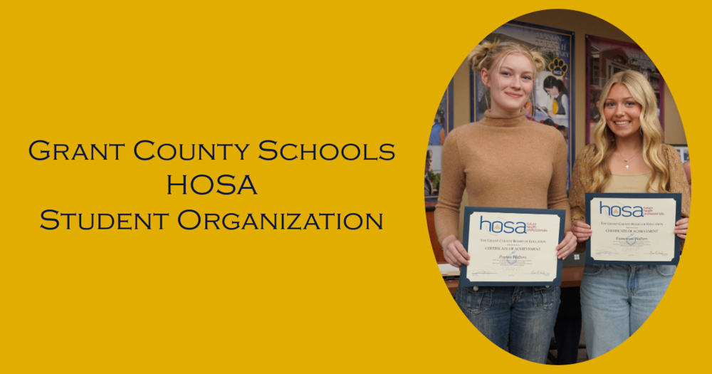 Girls in HOSA