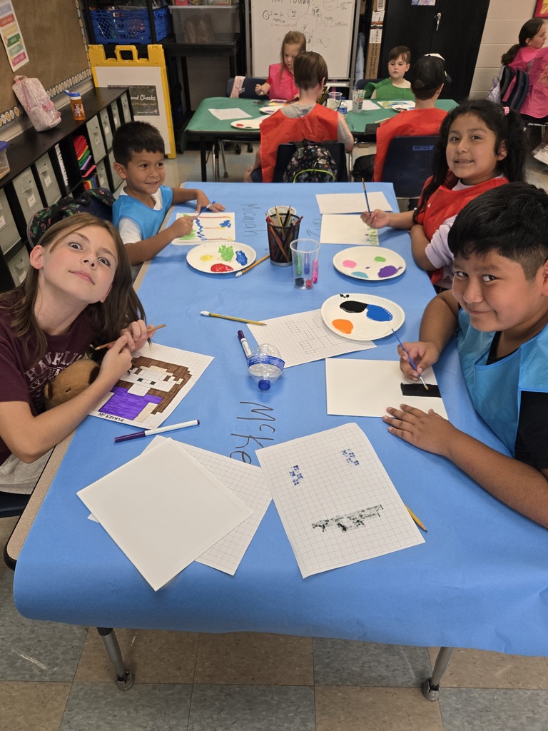 blue table