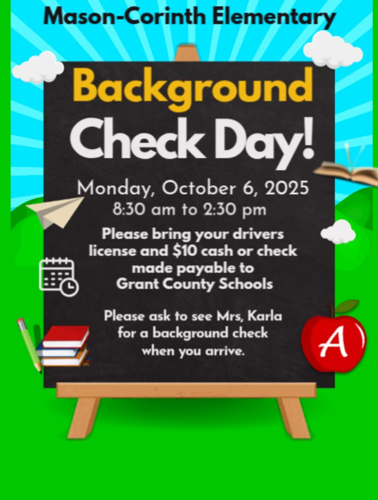 MCE’s Background Check Day- October 6th! See below for details!