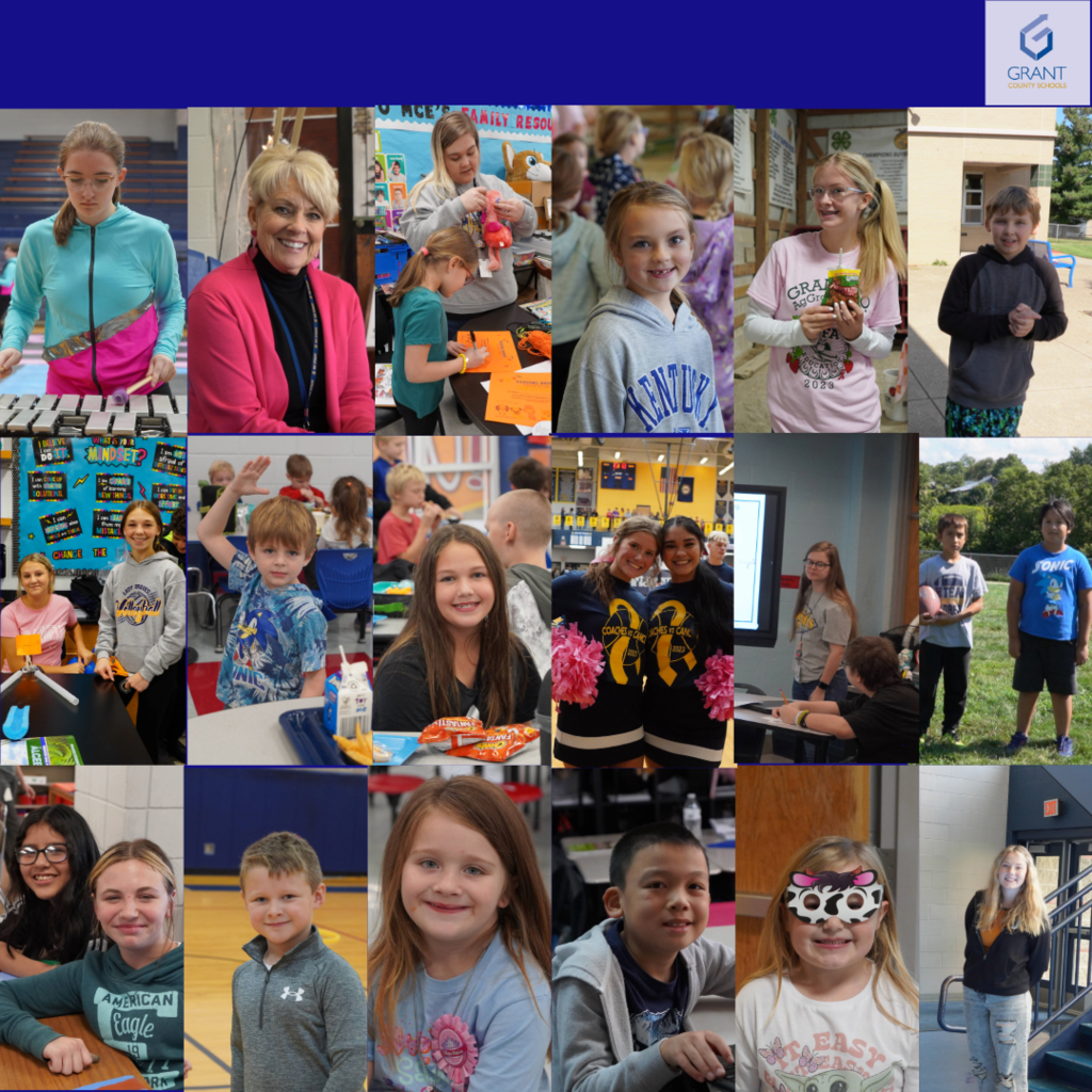 Collage of students and staff