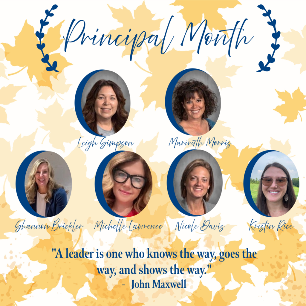 Six women head shots with leaves