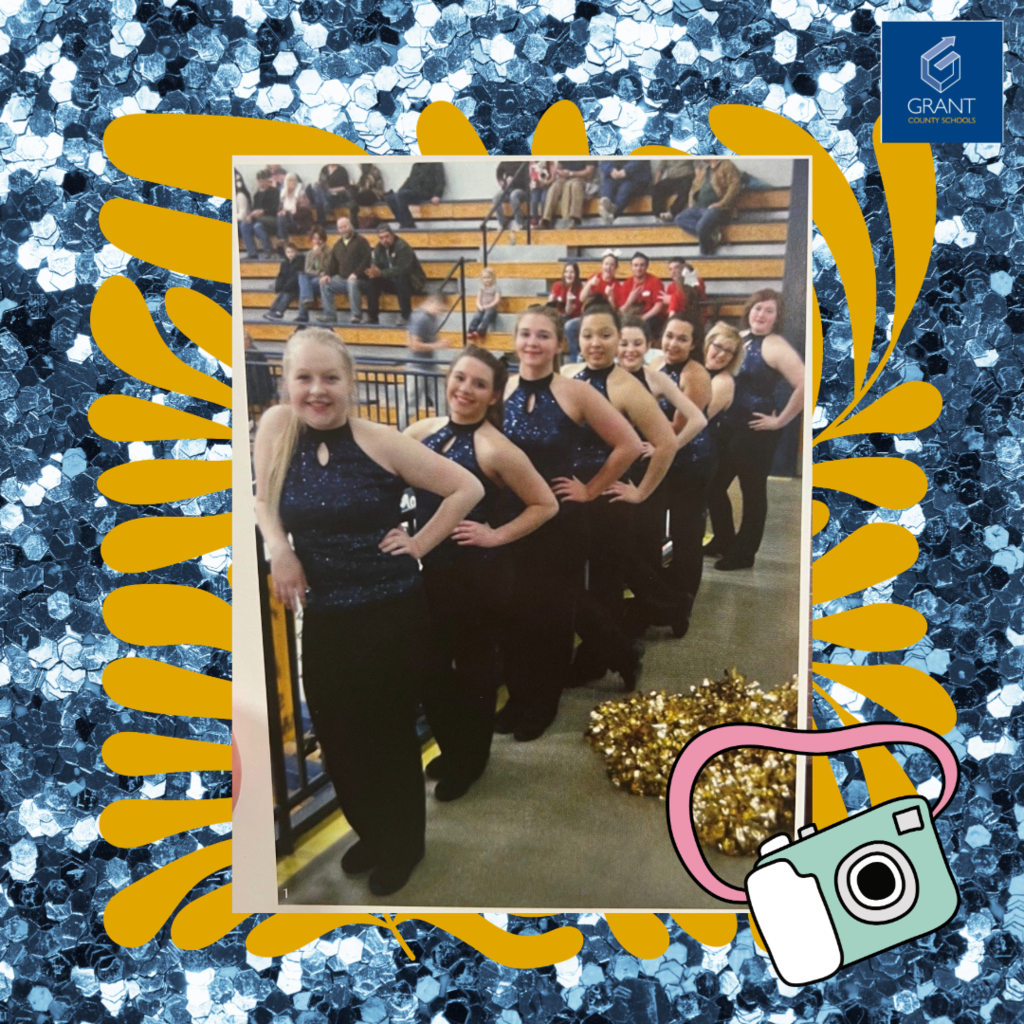 Girls in a gym posing