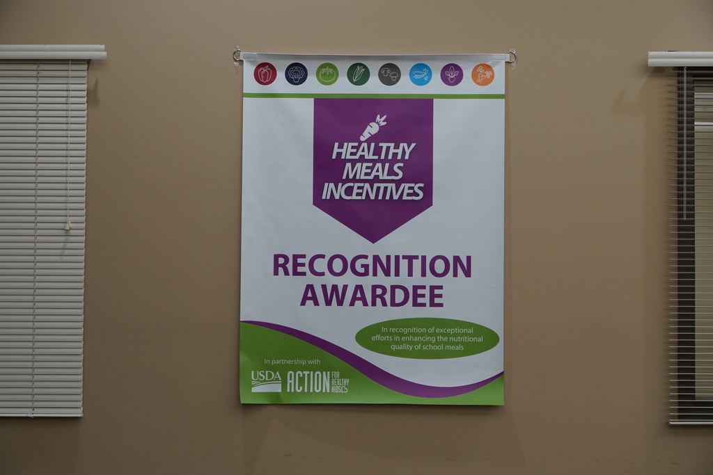 Award Banner on a Wall