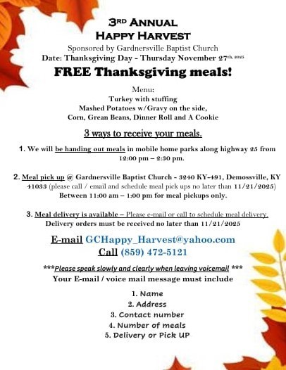 3rd Annual Happy Harvest