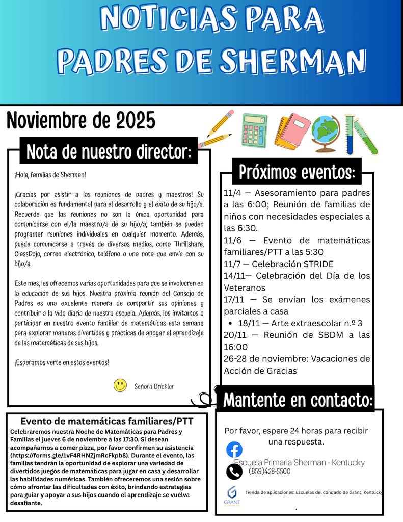 November Newsletter (SPA)