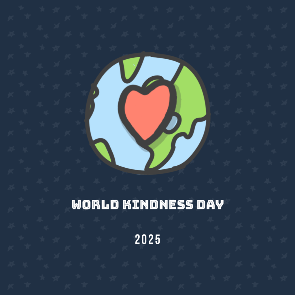 Dark Background, World with a heart