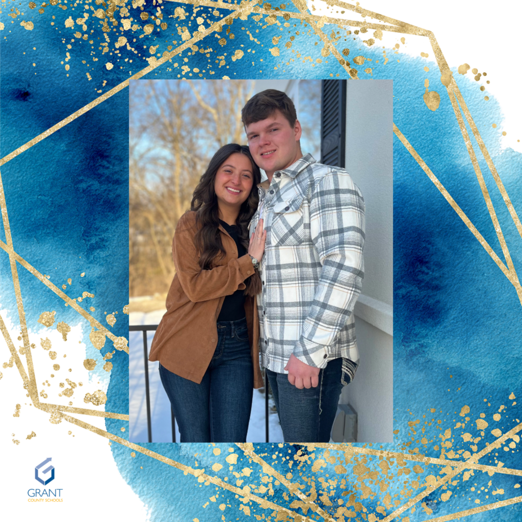 Girl in Tan shirt and boy in white plaid shirt