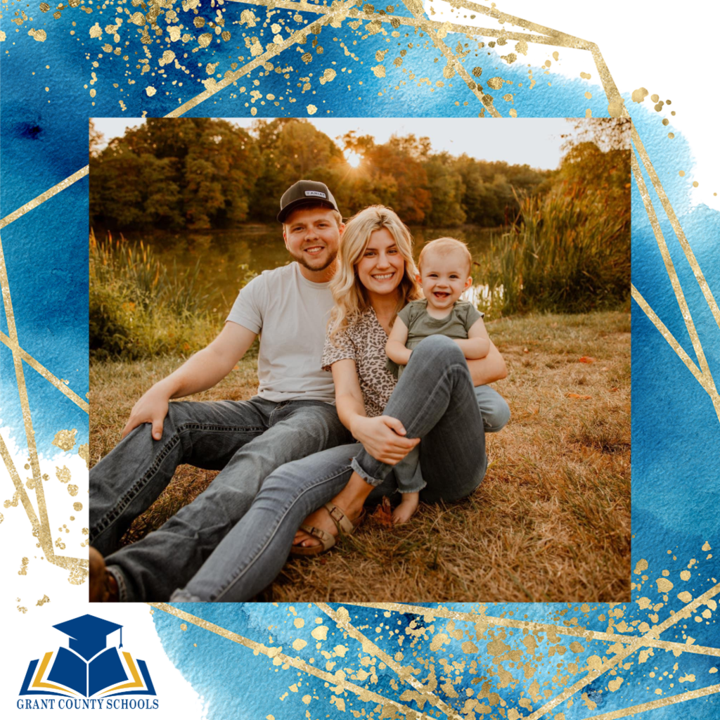 Man, Woman, Baby outside