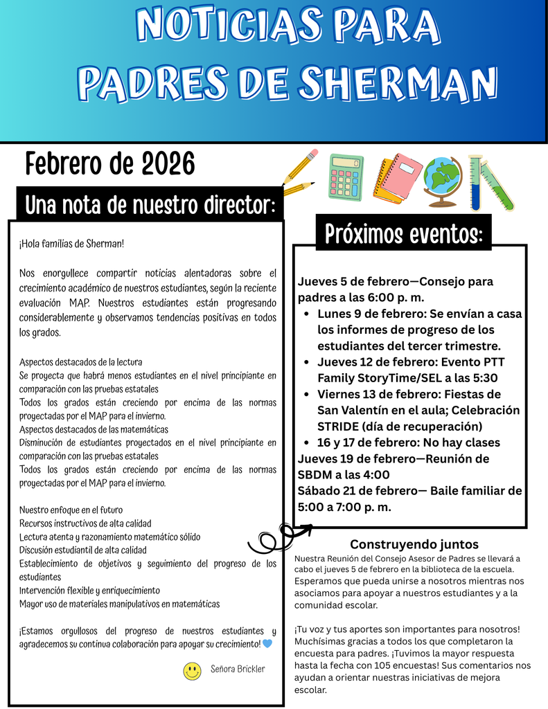 Family Newsletter-Spanish