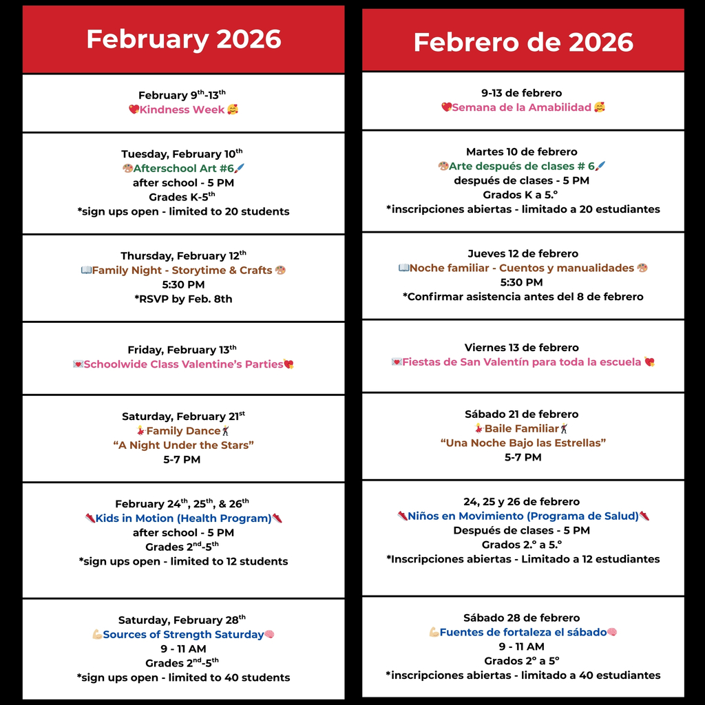 calendar for February 2026