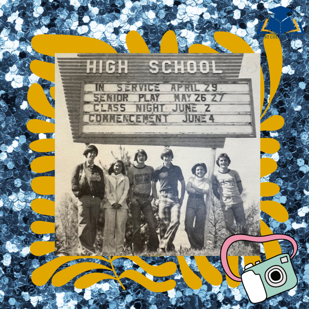 vintage high school photo