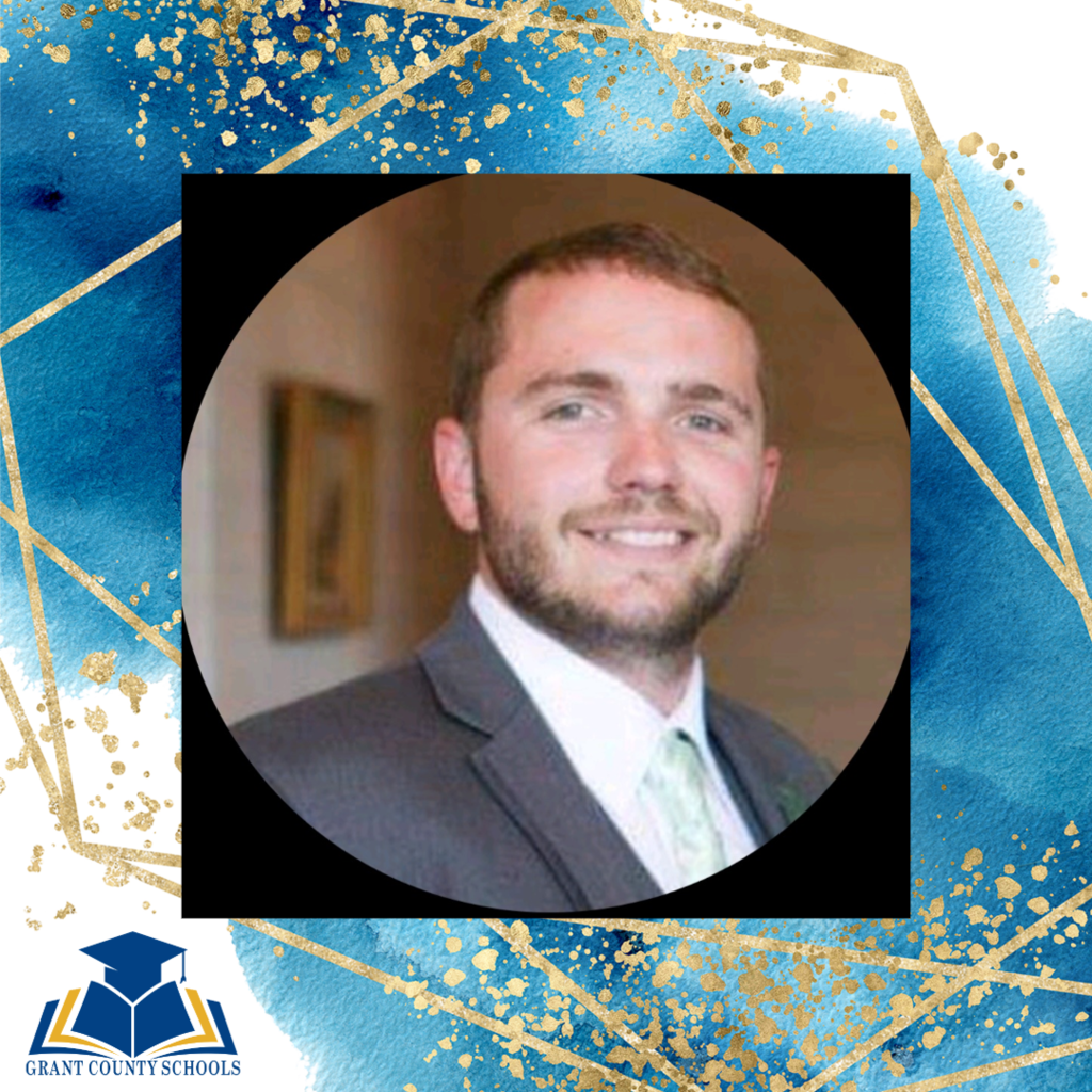 blue squares with gold squares