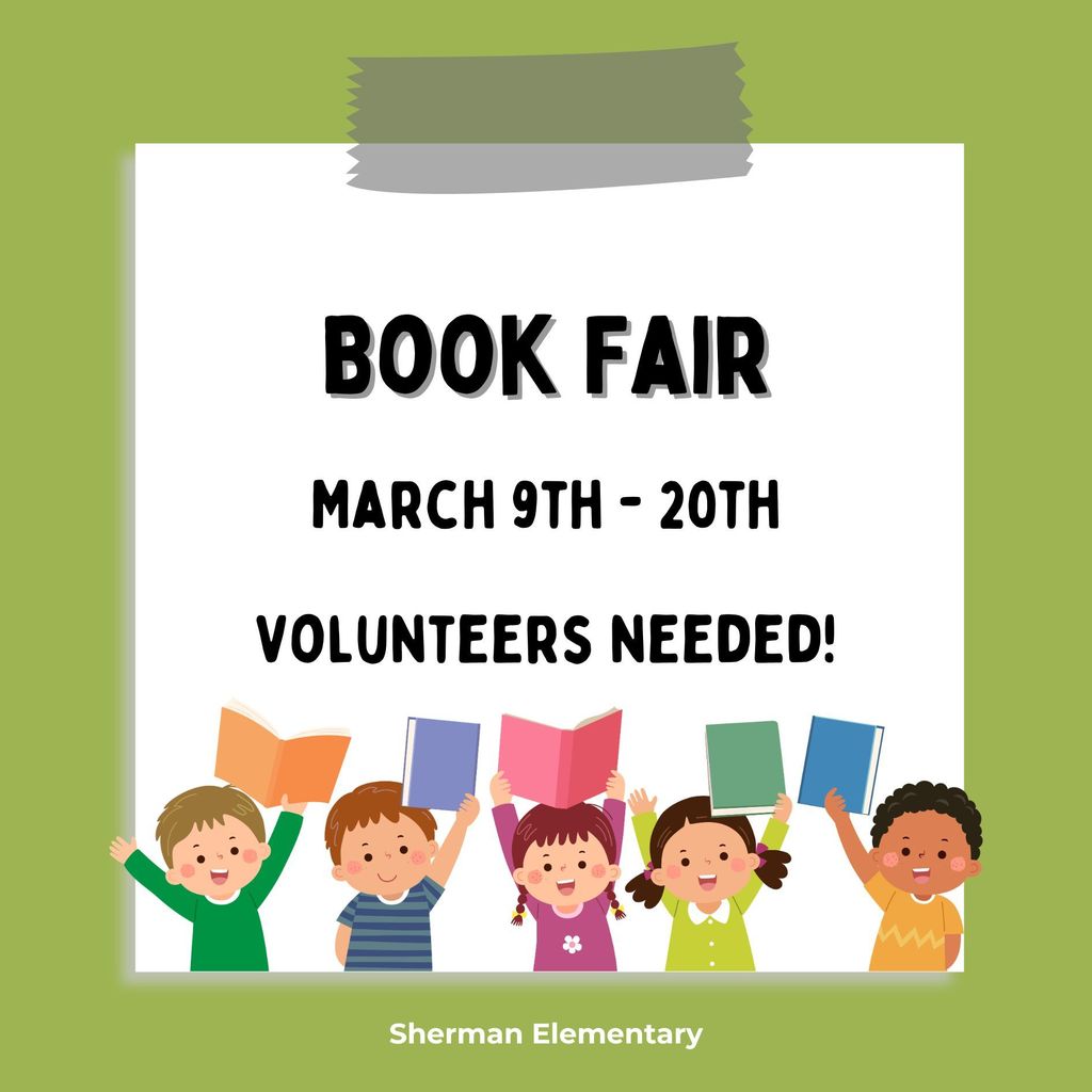 book fair volunteers needed