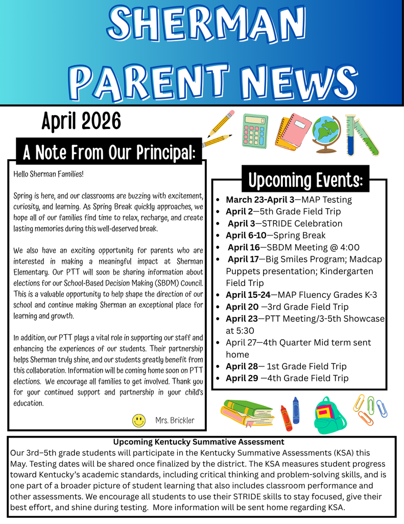 April Family Newsletter