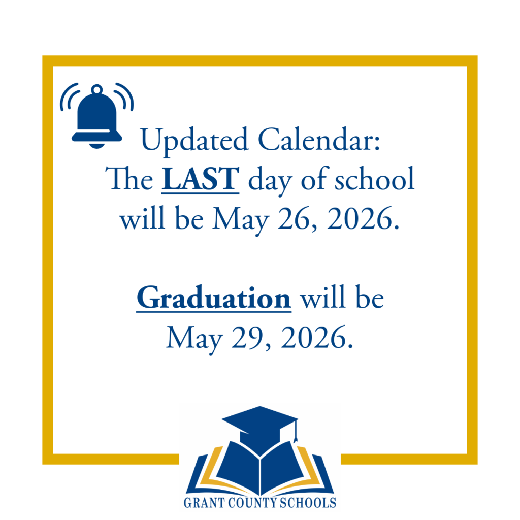 White background, yellow box, with school logo