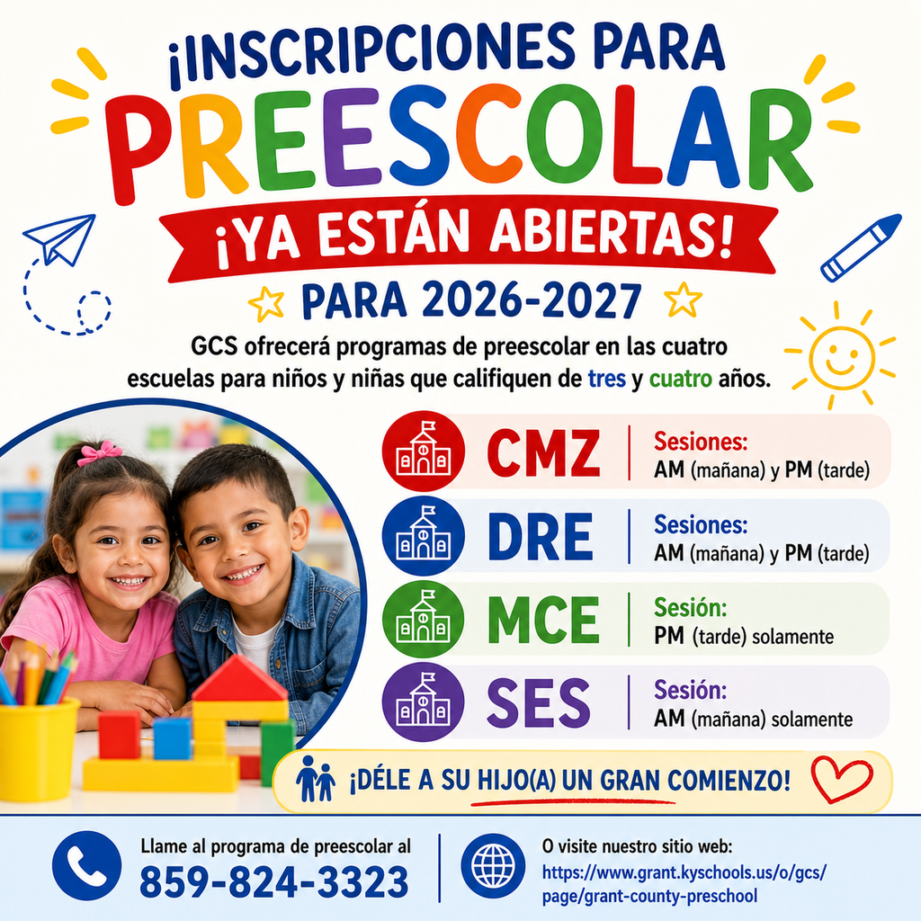 spanish version of preschool flyer