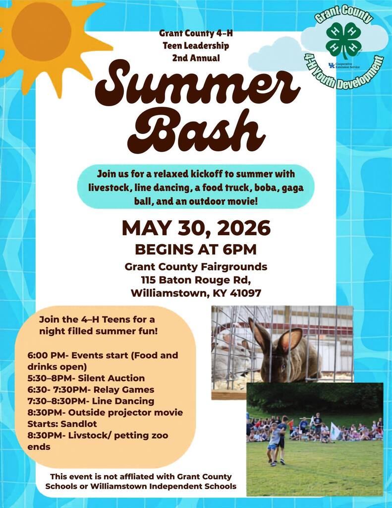 Summer Bash flyer