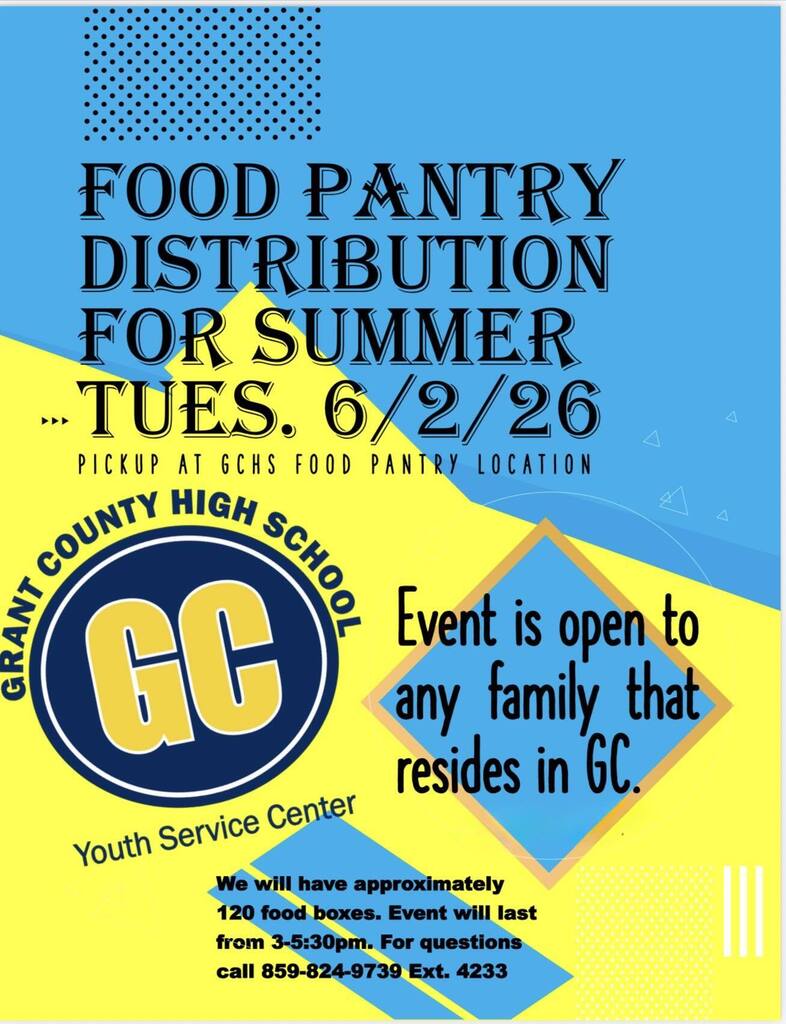 food pantry flyer