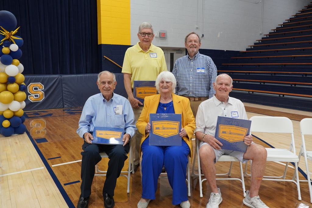Four men and a woman