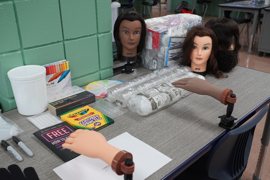 cosmetology hair and name practice