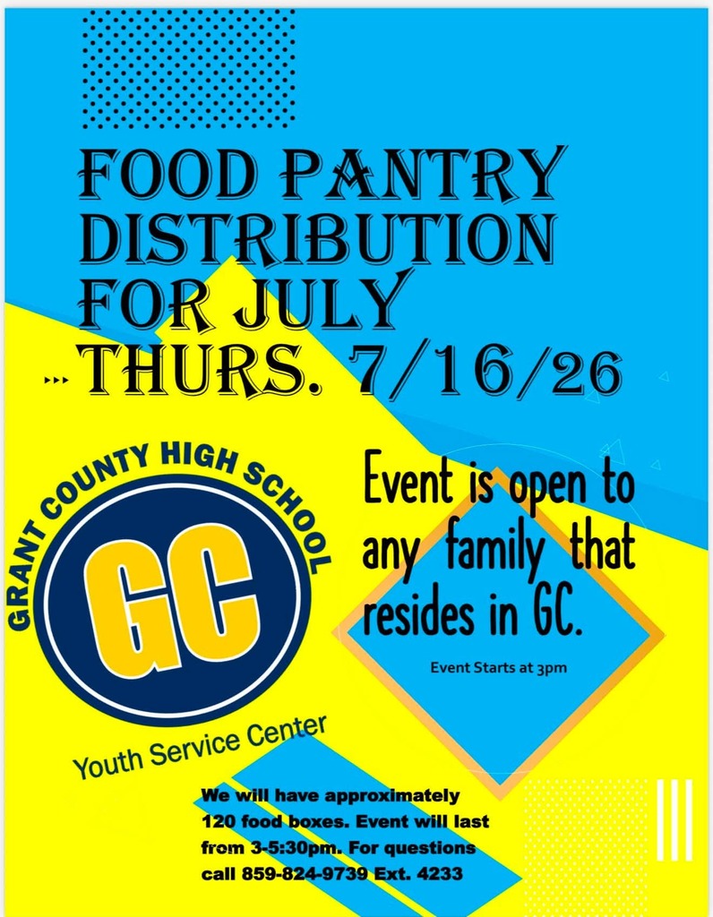 food pantry for July