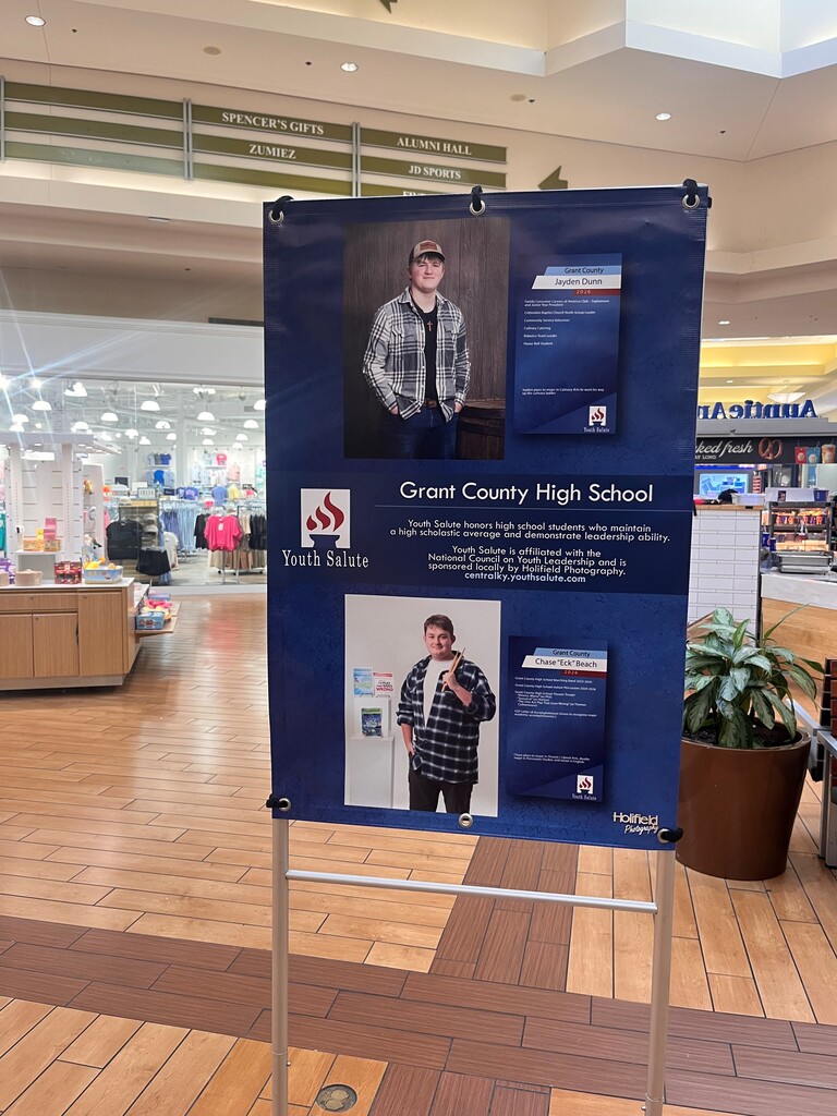 banner with two boys