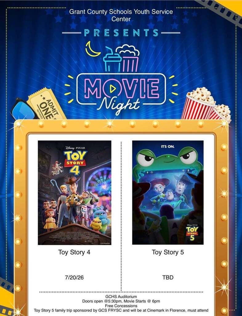 movie night flyer