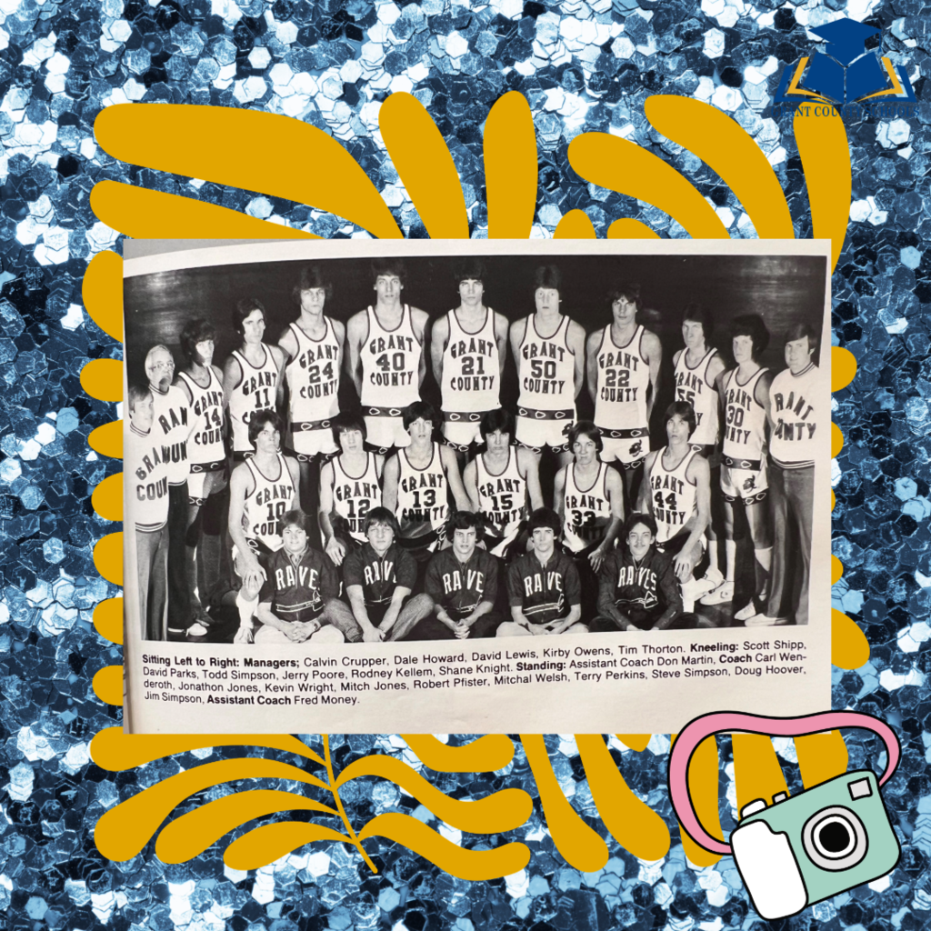 vintage photo mens basketball , blue and gold