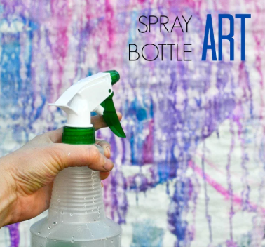 spray bottle art