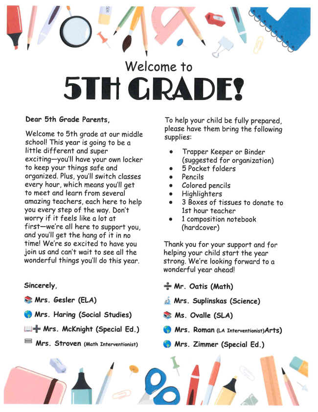 5th Grade