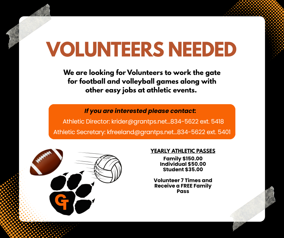 Volunteers Needed