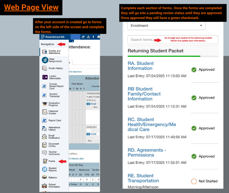 Web Page View