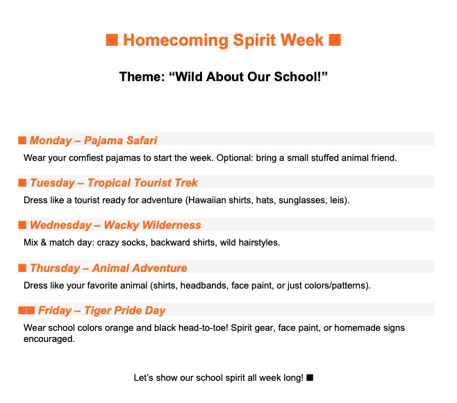 homecoming